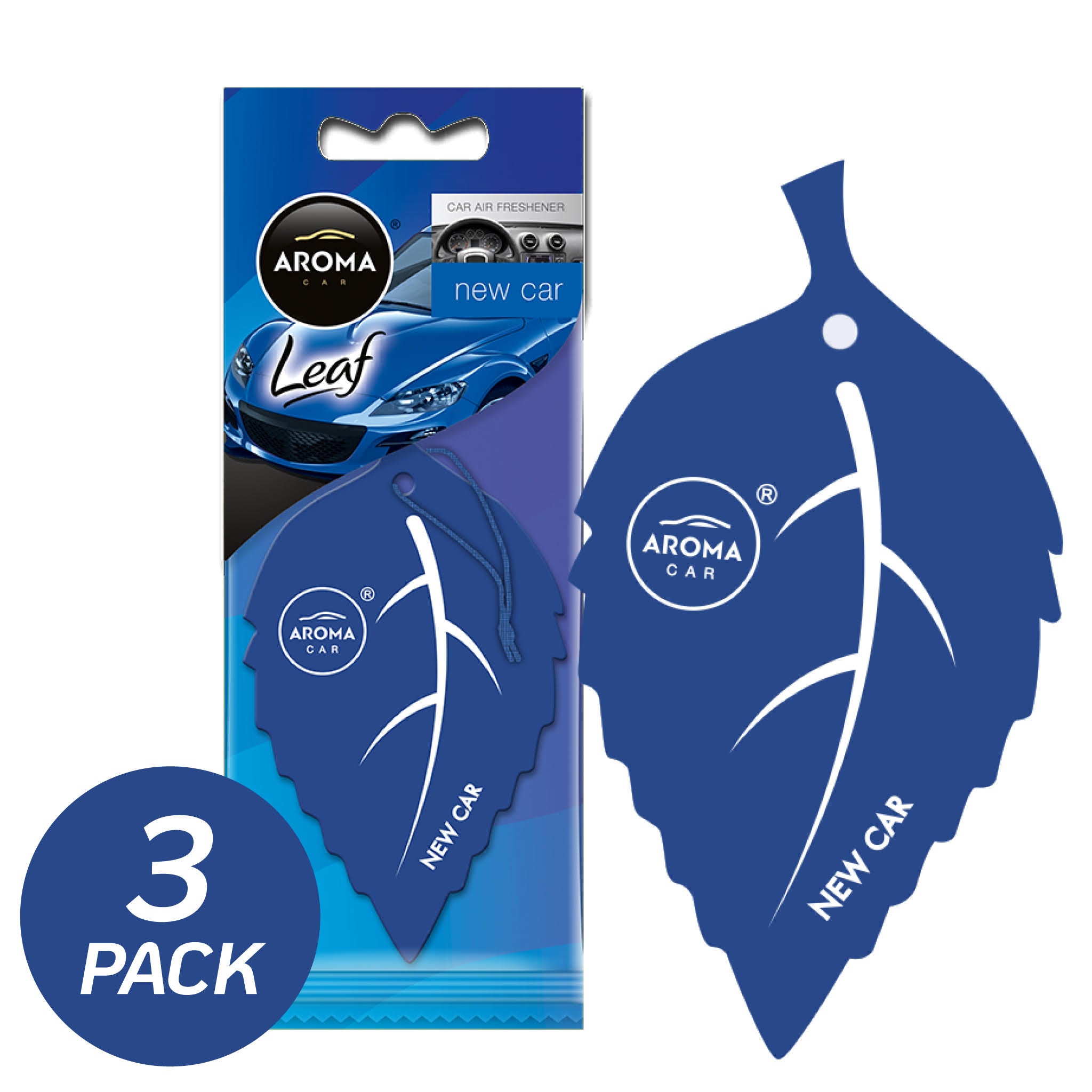 Aroma Leaf New Car - 3 Pack