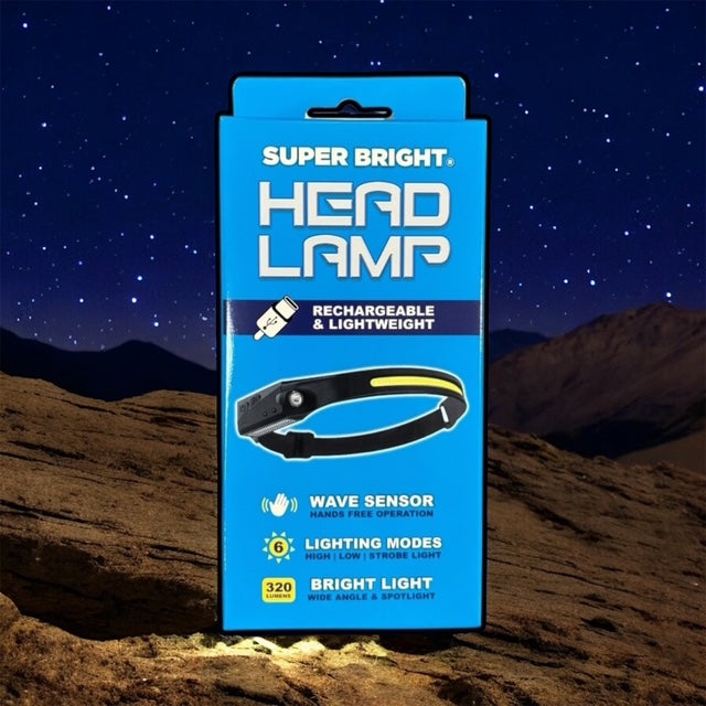 SuperBright Rechargeable Headlamp