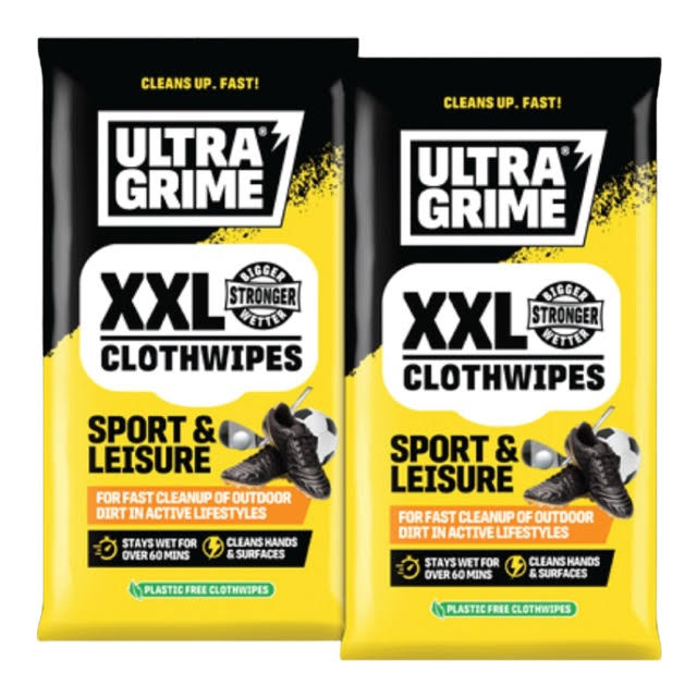 Ultra Grime Sport & Leisure Wipes XXL - 2 PACK