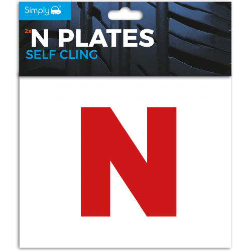 N- Plates - 1 Pair - Self Cling Interior Plates