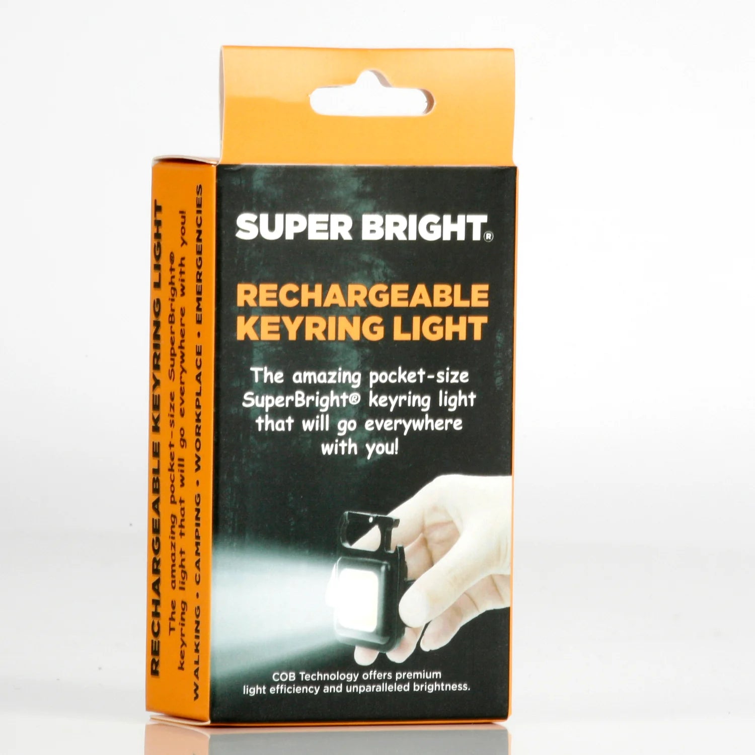 Super Bright Rechargeable Keyring Torch