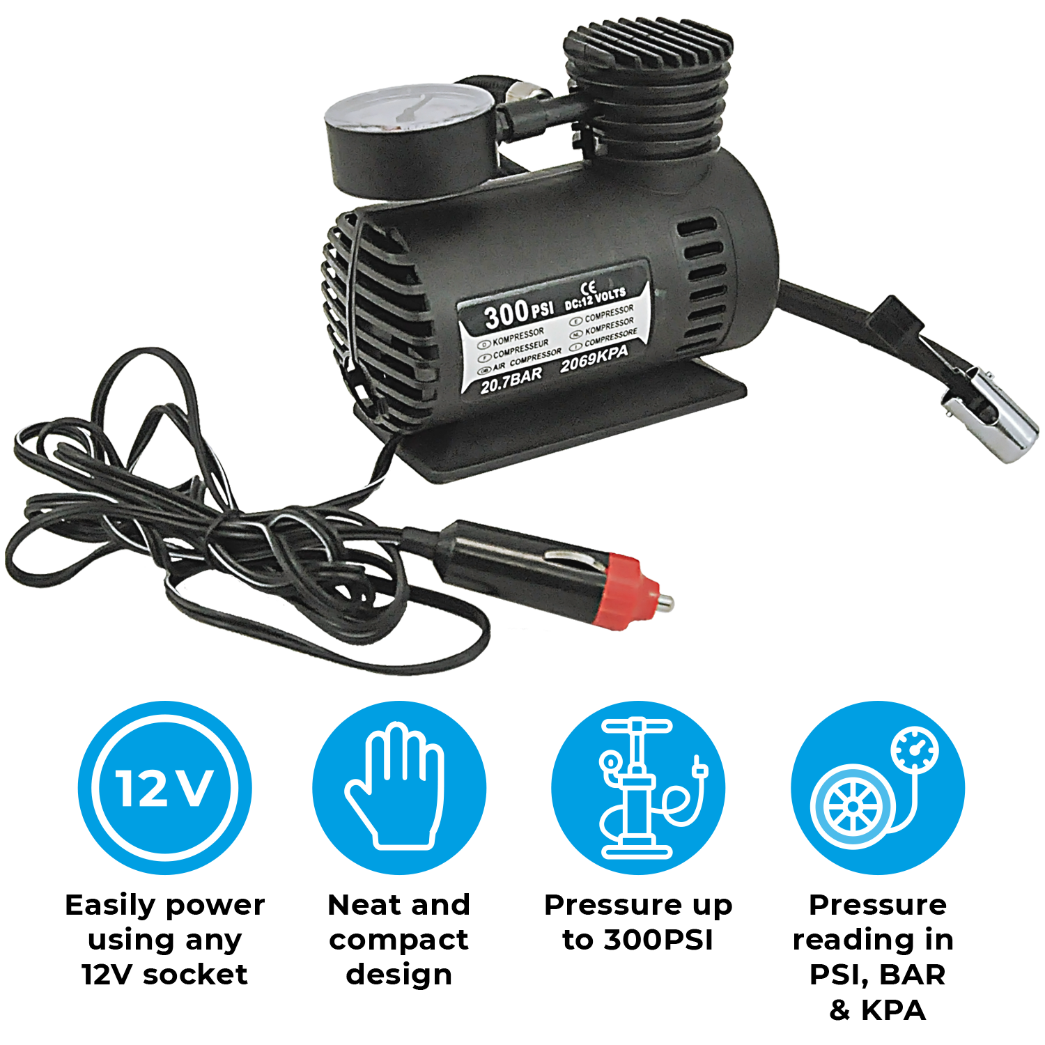 Simply Air Compressor Tyre Inflator