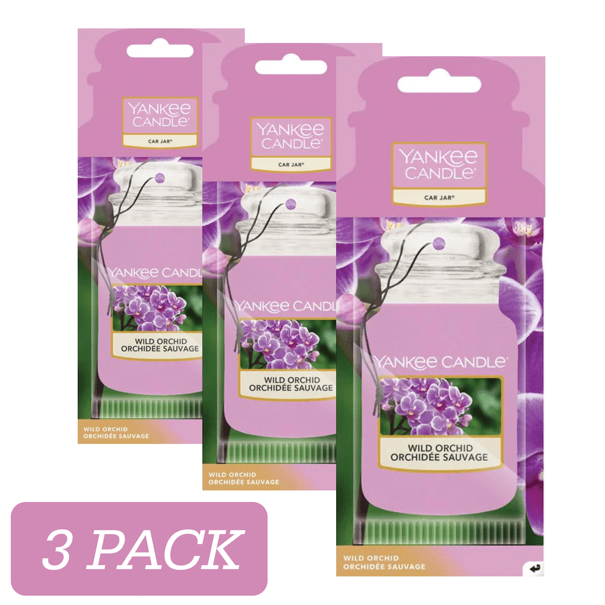 Yankee Candle Car Jar - Wild Orchard - 3 Pack