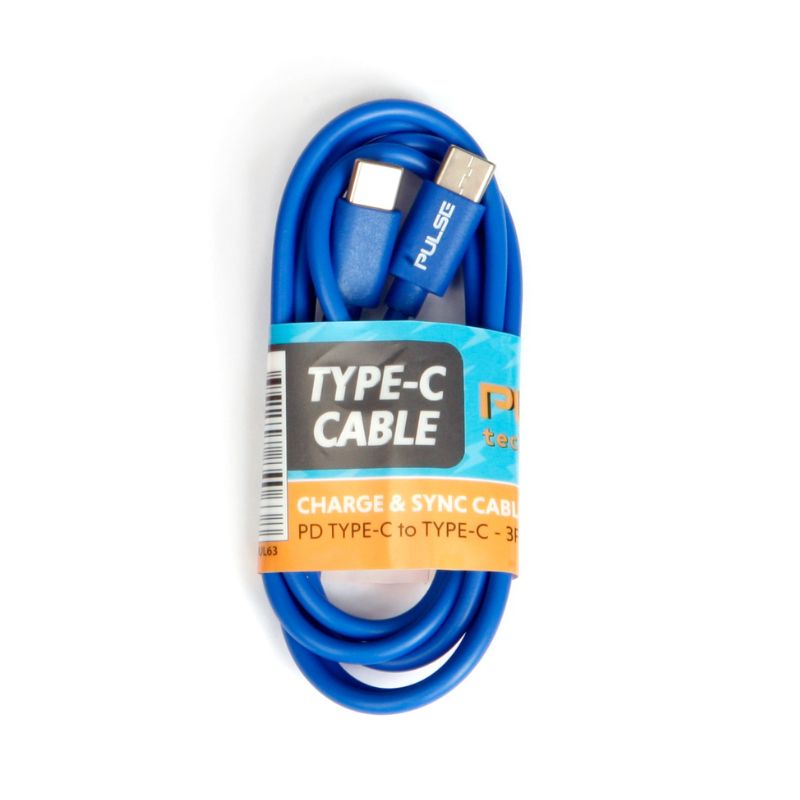 PD Type-C Charging Cable - Blue - Just Great Products Ireland