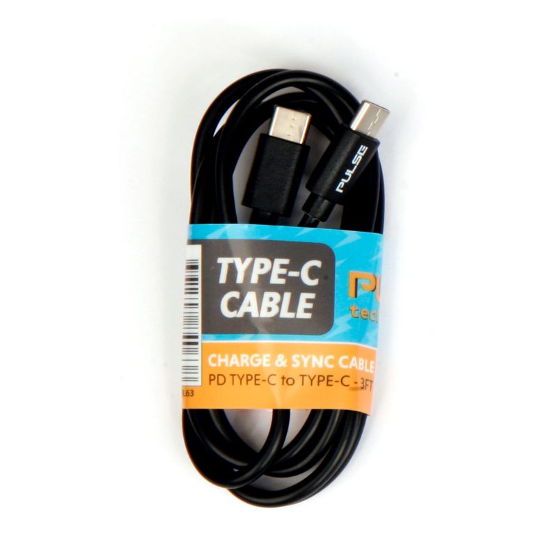 PD Type-C Charging Cable - Black - Just Great Products Ireland