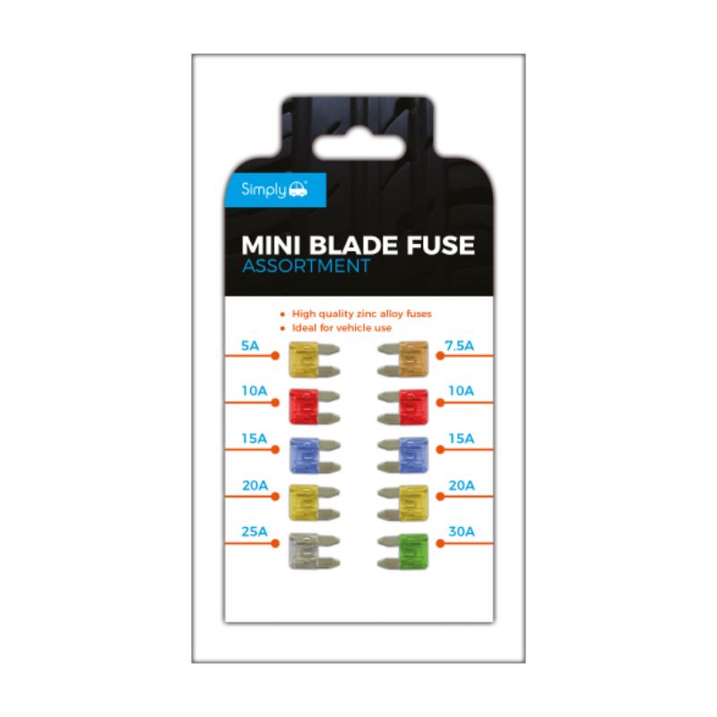 Mini Car Fuse assortment - Just Great Products Ireland