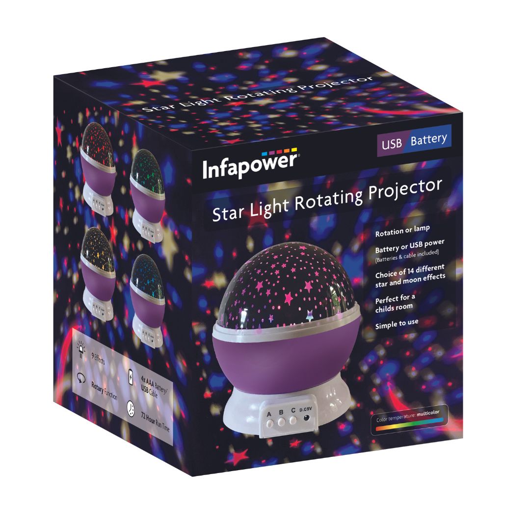 Kids Starlight Projector Nightlamp - Just Great Products Ireland