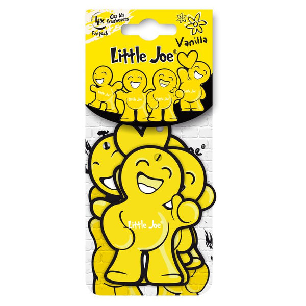 Little Joe Air Freshener - Fun Pack Vanilla - 4 Pack - Just Great Products Ireland