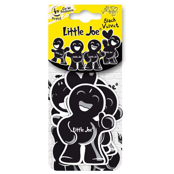 Little Joe Air Freshener - Fun Pack Black Velvet - 4 Pack - Just Great Products Ireland