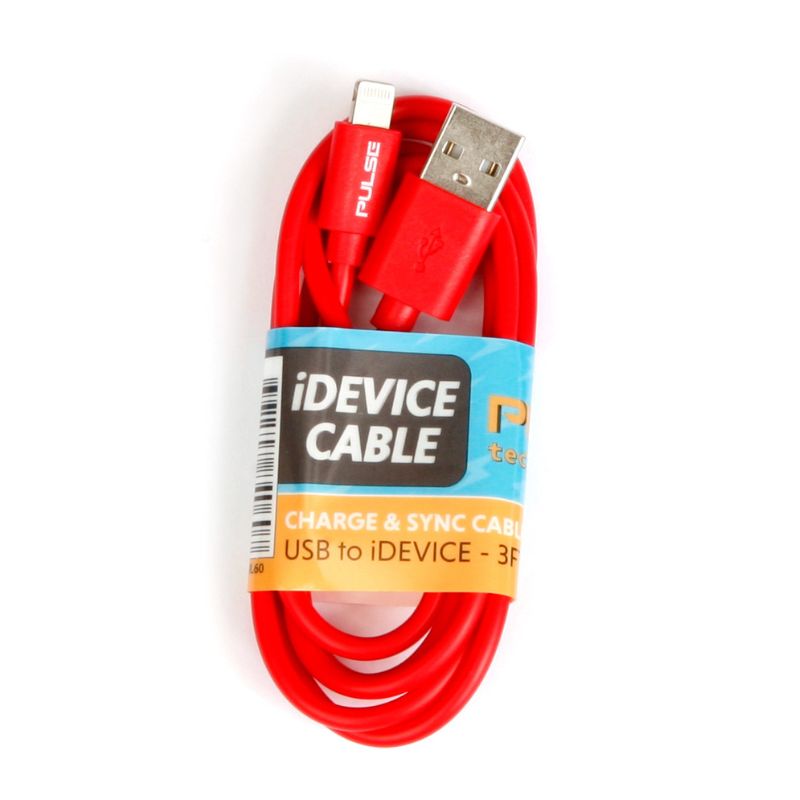 i-Device Charging Cable USB - Red - Just Great Products Ireland