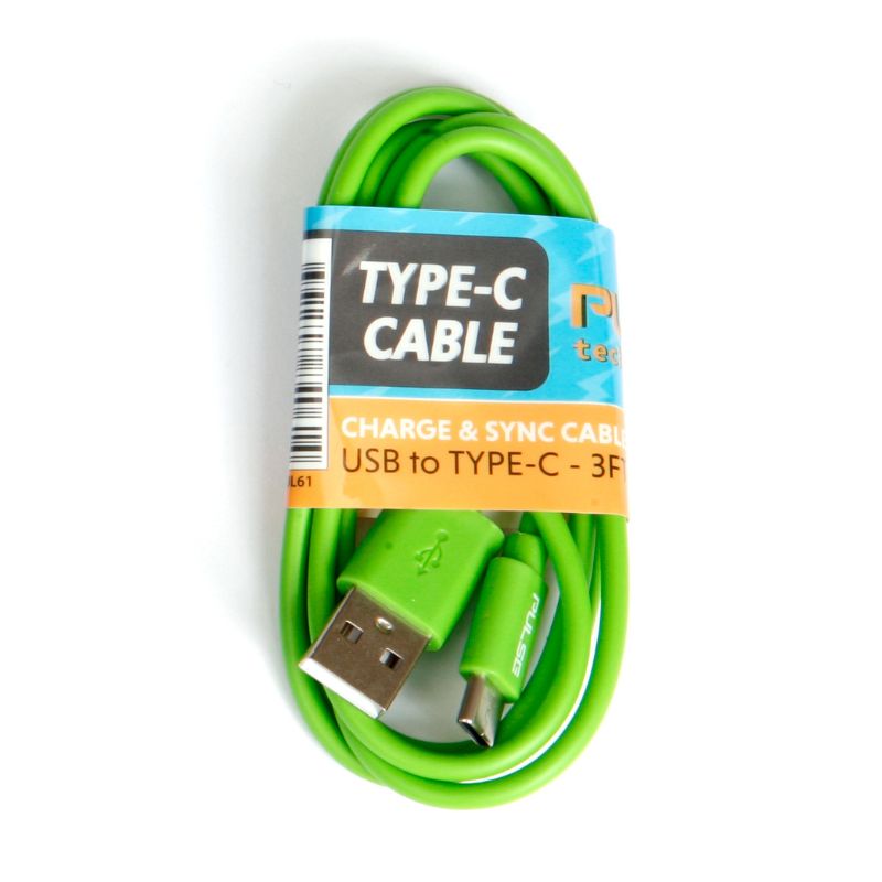 Type-C Charging Cable USB - Green - Just Great Products Ireland