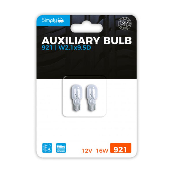 921 Bulb 12V 21W - Simply Car Bulb (2 Pack) - Just Great Products Ireland