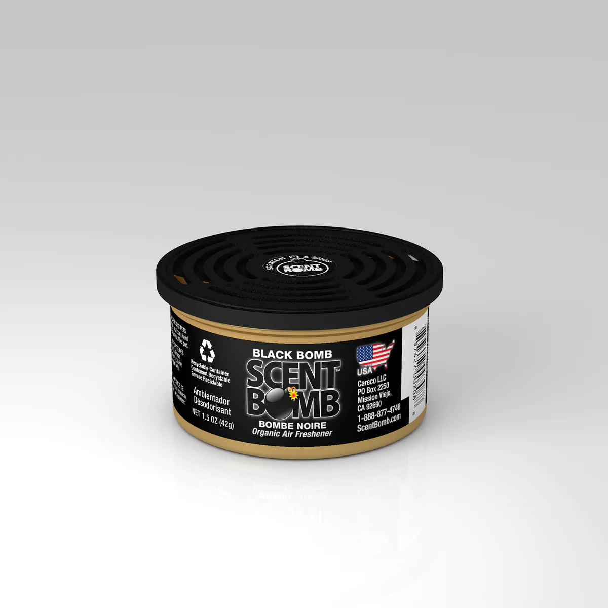 Scent Bomb Organic Can - Citrus Squash - Just Great Products Ireland