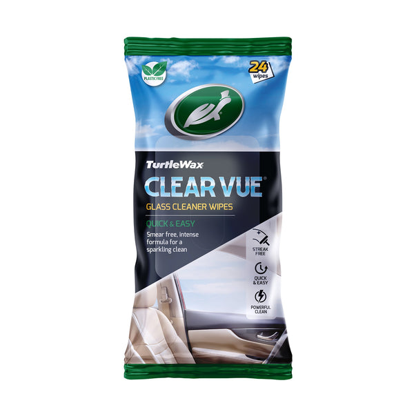 Turtle Wax Clearvue Glass Cleaner Wipes - Just Great Products Ireland